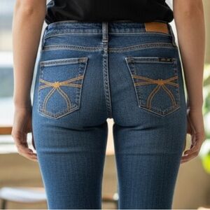 Seven7 Blue Jeans with Gold Accents